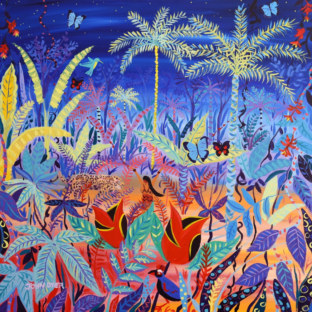 Amazon Rainforest Painting Spiritual Rebirth John Dyer
