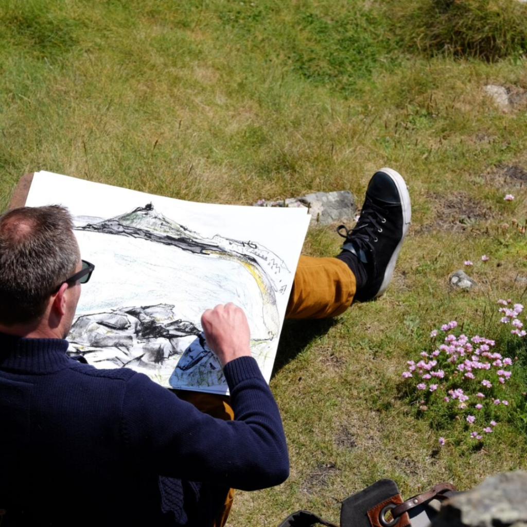 sketch and paint the salt path